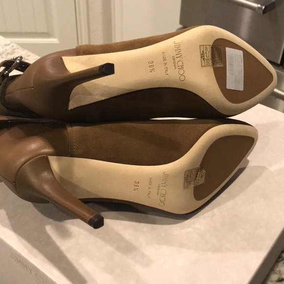 Major 85 in Khaki Brown/ Jimmy Choo Booties - Picture 6 of 6